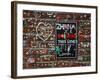 The Gum Wall.-Jon Hicks-Framed Photographic Print