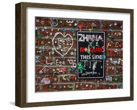 The Gum Wall.-Jon Hicks-Framed Photographic Print