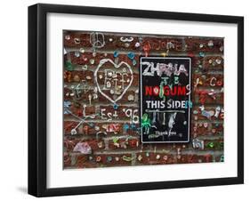 The Gum Wall.-Jon Hicks-Framed Photographic Print