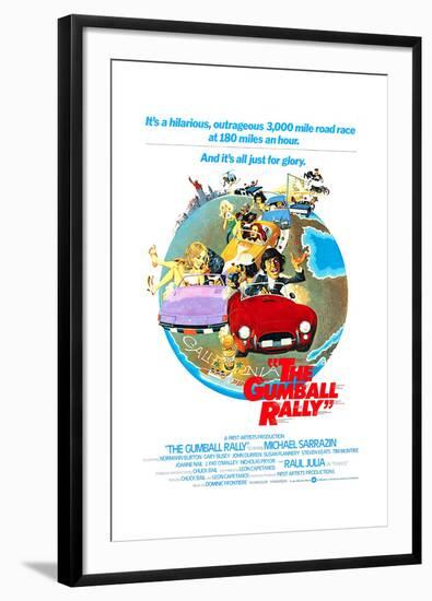 The Gumball Rally, Michael Sarrazin, 1976-null-Framed Premium Giclee Print