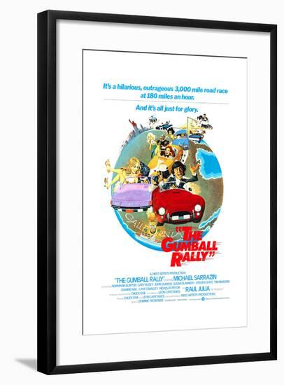 The Gumball Rally, Michael Sarrazin, 1976-null-Framed Art Print