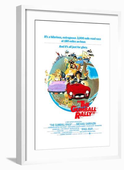 The Gumball Rally, Michael Sarrazin, 1976-null-Framed Art Print