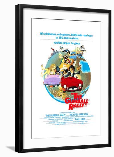 The Gumball Rally, Michael Sarrazin, 1976-null-Framed Art Print