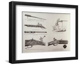 The Gun and Its Development, from The Illustrated London News, 17th September 1881-null-Framed Giclee Print