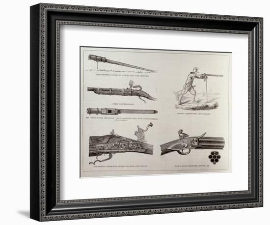 The Gun and Its Development, from The Illustrated London News, 17th September 1881-null-Framed Giclee Print