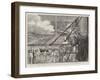 The Gunnery Trials of the Latest Ironclad, HMS Victoria-Charles Joseph Staniland-Framed Giclee Print