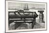The Guns of H.M.S. Courageux at Gibraltar the Courageux Was Wrecked in 1796-null-Mounted Giclee Print