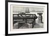 The Guns of H.M.S. Courageux at Gibraltar the Courageux Was Wrecked in 1796-null-Framed Giclee Print