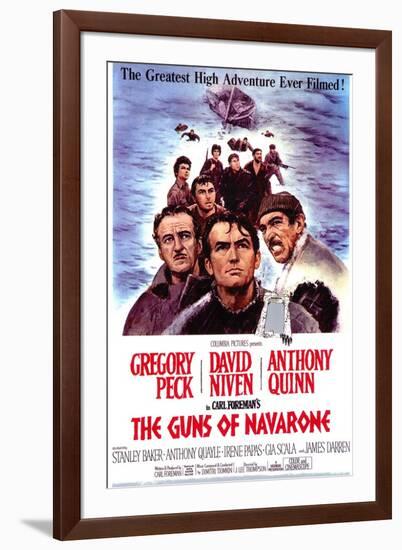 The Guns of Navarone, 1961-null-Framed Art Print