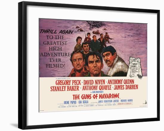 The Guns of Navarone, 1961-null-Framed Art Print