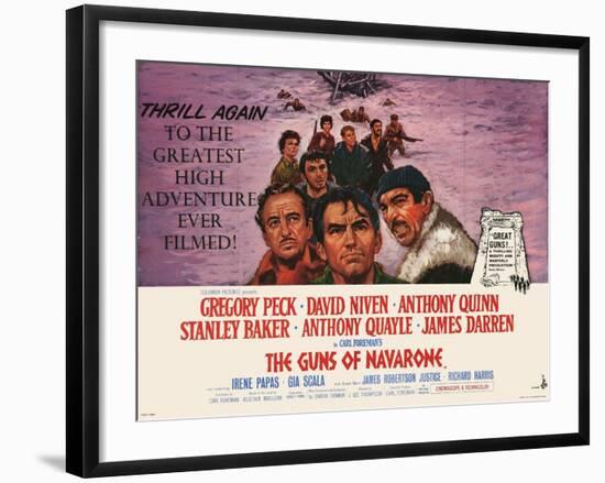 The Guns of Navarone, 1961-null-Framed Art Print