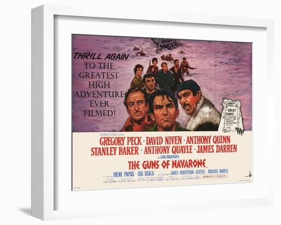 The Guns of Navarone, 1961-null-Framed Art Print