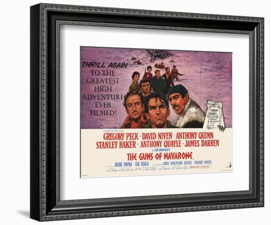 The Guns of Navarone, 1961-null-Framed Art Print