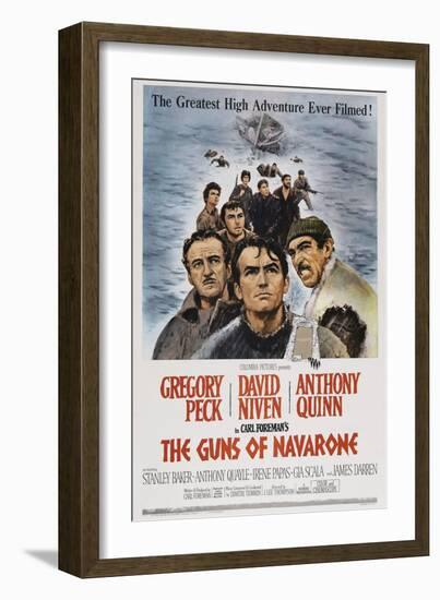 The Guns of Navarone, 1961-null-Framed Giclee Print