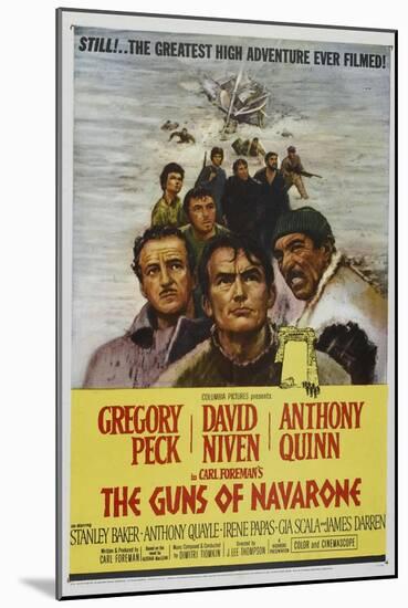 The Guns of Navarone, 1961-null-Mounted Art Print