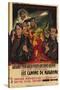 The Guns of Navarone, French Movie Poster, 1961-null-Stretched Canvas