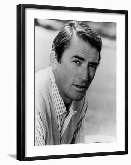 The Guns of Navarone, Gregory Peck, 1961-null-Framed Photo