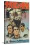 The Guns of Navarone, Japanese Movie Poster, 1961-null-Stretched Canvas