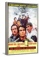 The Guns of Navarone, Spanish Movie Poster, 1961-null-Framed Art Print