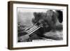 The Guns of the Battleship HMS 'Nelson' Firing, 1937-null-Framed Giclee Print