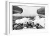 The Guns of the Battleship HMS Warspite, 1937-null-Framed Giclee Print