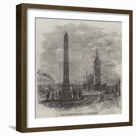 The Gurney Memorial at Stratford-null-Framed Giclee Print