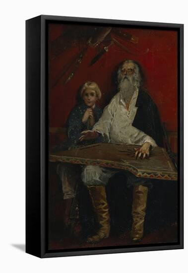 The Gusli Player-Andrei Petrovich Ryabushkin-Framed Stretched Canvas