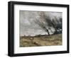 The Gust of Wind, 1870-Jean-Baptiste-Camille Corot-Framed Art Print