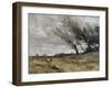 The Gust of Wind, 1870-Jean-Baptiste-Camille Corot-Framed Art Print