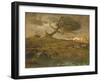 The Gust of Wind, 1871-73 (Oil on Canvas)-Jean-Francois Millet-Framed Giclee Print