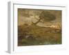 The Gust of Wind, 1871-73 (Oil on Canvas)-Jean-Francois Millet-Framed Giclee Print