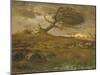 The Gust of Wind, 1871-73 (Oil on Canvas)-Jean-Francois Millet-Mounted Giclee Print