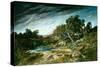 The Gust of Wind, C.1865 (Oil on Canvas)-Gustave Courbet-Stretched Canvas