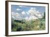 The Gust of Wind, C.1872-Pierre-Auguste Renoir-Framed Giclee Print