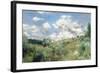 The Gust of Wind, C.1872-Pierre-Auguste Renoir-Framed Giclee Print