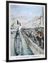 The Gustave-Zede Arrives in Marseilles, 1901-null-Framed Giclee Print