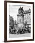 The Gutenberg Monument, Frankfurt, Germany, Late 19th Century-John L Stoddard-Framed Giclee Print