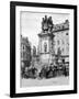 The Gutenberg Monument, Frankfurt, Germany, Late 19th Century-John L Stoddard-Framed Giclee Print