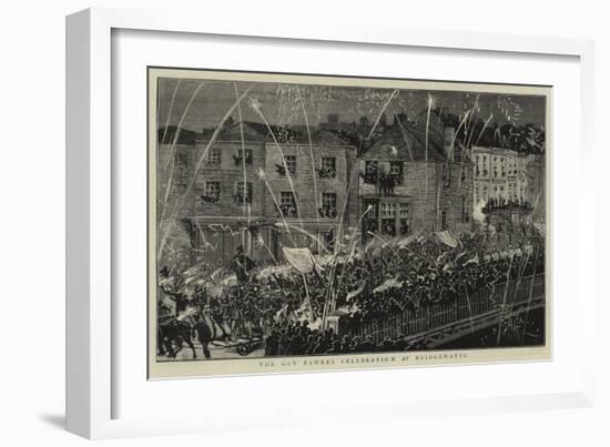 The Guy Fawkes Celebration at Bridgewater-null-Framed Giclee Print