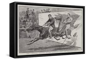 The Gymkhana Meeting at the Ranelagh Club, the Obstacle Race-John Charlton-Framed Stretched Canvas