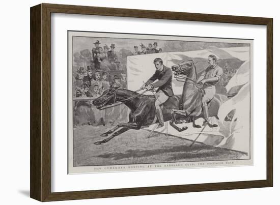 The Gymkhana Meeting at the Ranelagh Club, the Obstacle Race-John Charlton-Framed Giclee Print