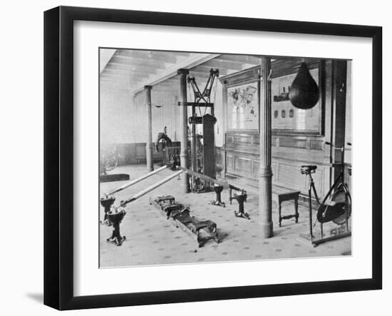 The Gymnasium of the Titanic-null-Framed Photographic Print