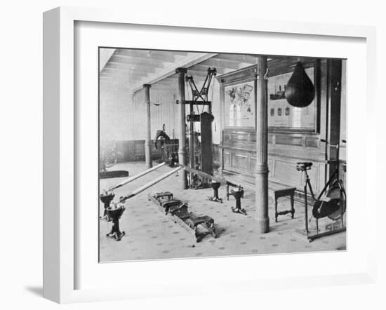 The Gymnasium of the Titanic-null-Framed Photographic Print