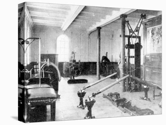 The Gymnasium on the Titanic, 1912-null-Stretched Canvas