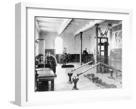 The Gymnasium on the Titanic, 1912-null-Framed Photographic Print