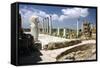 The Gymnasium, Salamis, North Cyprus-Peter Thompson-Framed Stretched Canvas