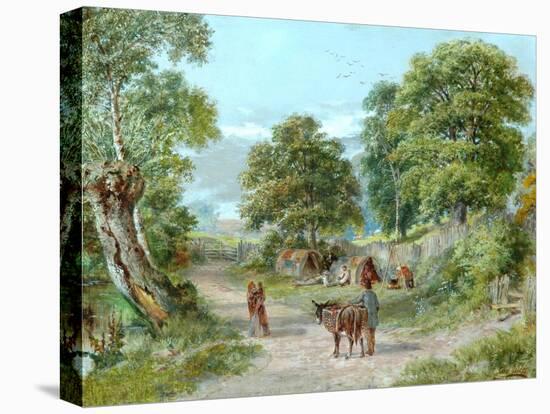 The Gypsies' Encampment-John Gelder-Stretched Canvas