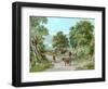 The Gypsies' Encampment-John Gelder-Framed Giclee Print