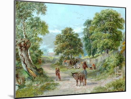 The Gypsies' Encampment-John Gelder-Mounted Giclee Print