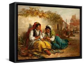 The Gypsies-Thomas Kent Pelham-Framed Stretched Canvas